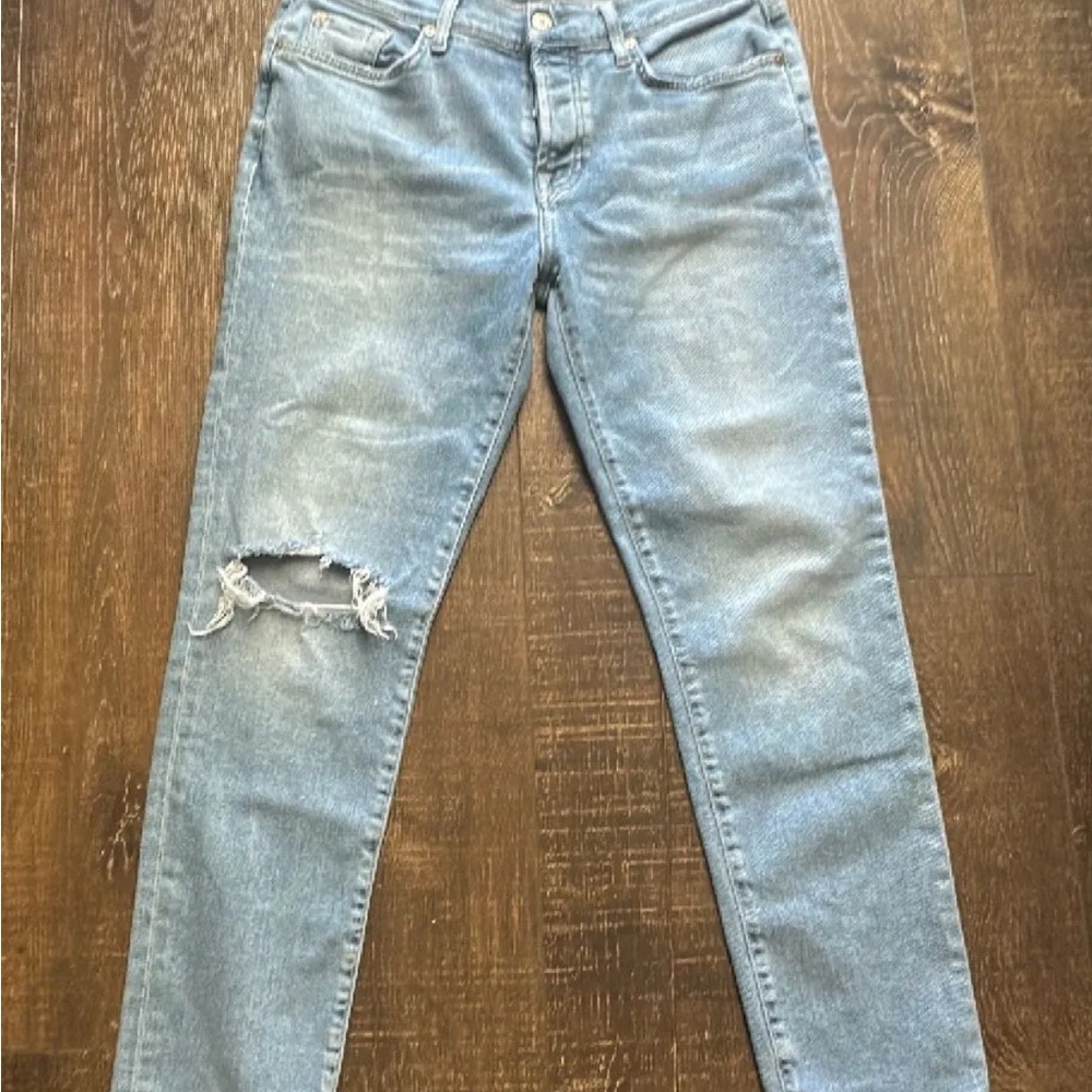 7 For All Mankind Distressed Women's Jeans 28